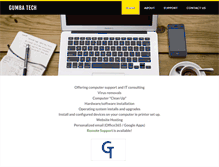 Tablet Screenshot of gumbatech.com